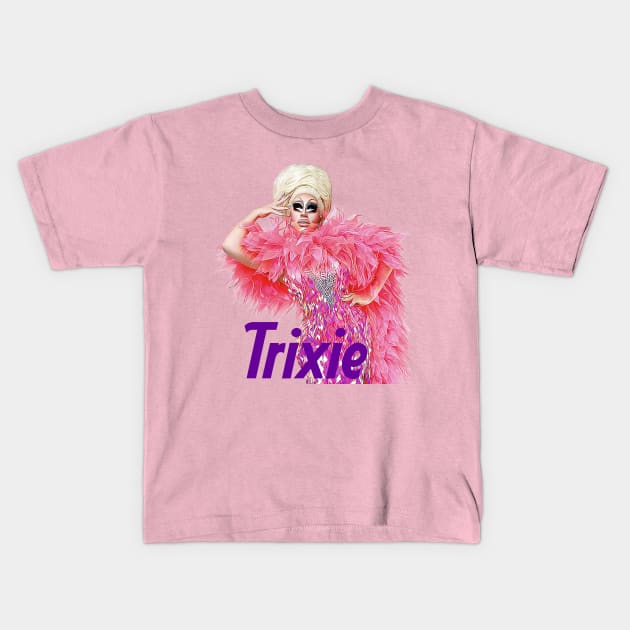 The Trixie Fan Art Illustrations Kids T-Shirt by Hat_ers